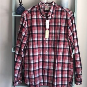 Men’s J-Crew Plaid Cotton Button Down